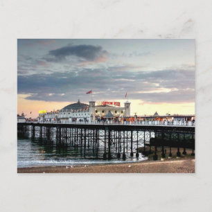Brighton Pier Sunset Briefkaart