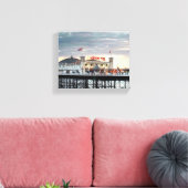 Brighton Pier Sunset Foto Canvas Afdruk (Insitu (Woonkamer))
