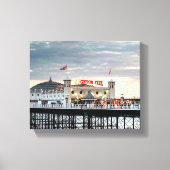 Brighton Pier Sunset Foto Canvas Afdruk (Voorkant)