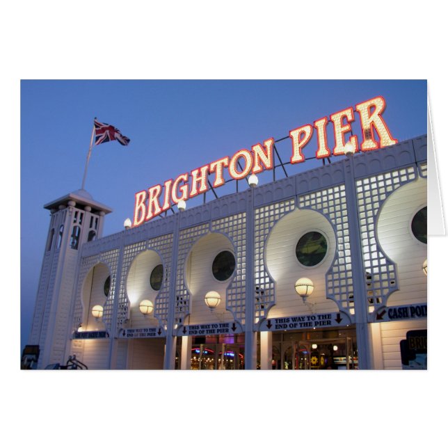 Brighton Pier, Sussex, Verenigd Koninkrijk (Voorkant Horizontaal)