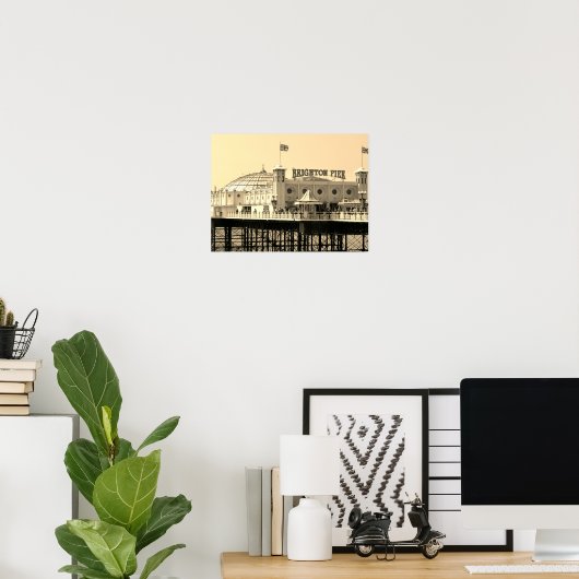 Brighton Pier UK Poster (Thuiskantoor)