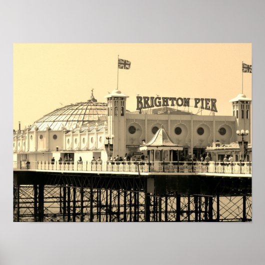Brighton Pier UK Poster (Voorkant)