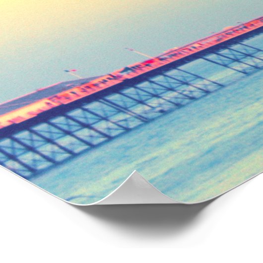 Brighton pier, Verenigd Koninkrijk Poster (Hoek)