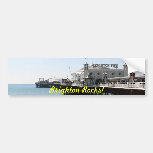 Brighton Rocks Sticker (Voorkant)