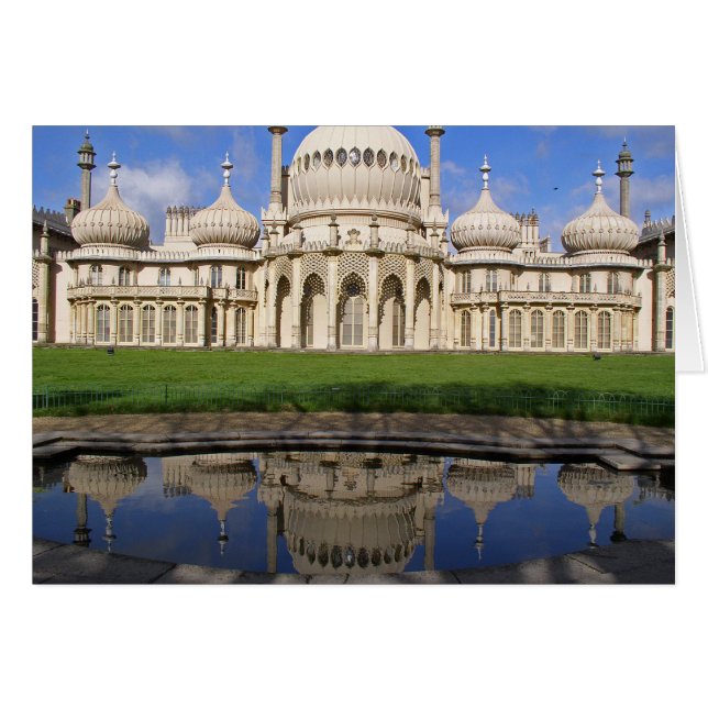 Brighton Royal Pavilion-kaart (Voorkant Horizontaal)
