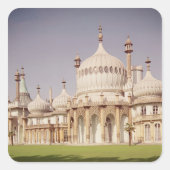 Brighton Royal Pavilion Vierkante Sticker (Voorkant)