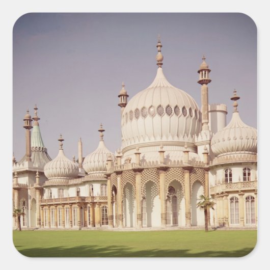 Brighton Royal Pavilion Vierkante Sticker (Voorkant)