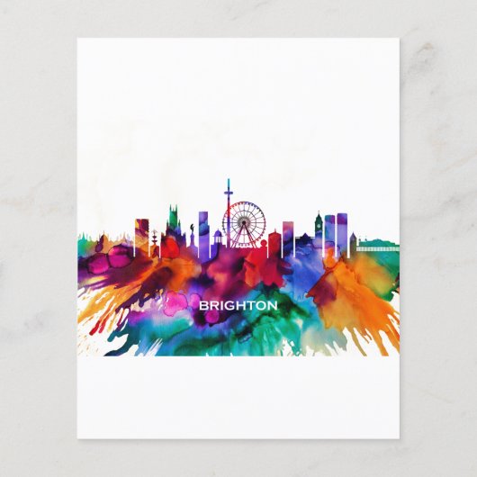 Brighton Skyline Flyer (Achterkant)