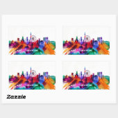 Brighton Skyline Rechthoekige Sticker (Vel)