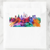 Brighton Skyline Rechthoekige Sticker (Tas)