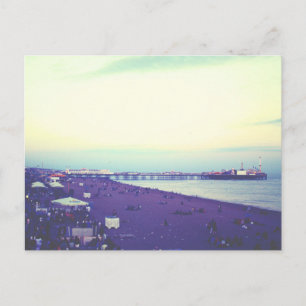 Brighton strand en pier, Verenigd Koninkrijk Briefkaart