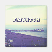Brighton strand en pier, Verenigd Koninkrijk Magneet (Voorkant)