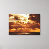 Brighton Sunset Canvas Afdruk (Voorkant)