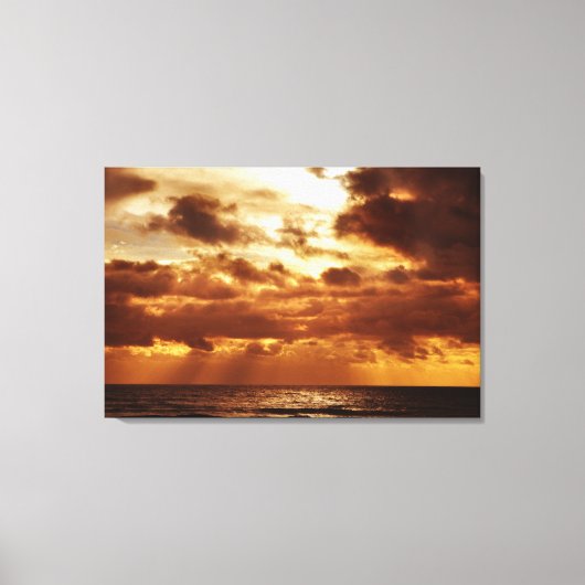 Brighton Sunset Canvas Afdruk (Voorkant)