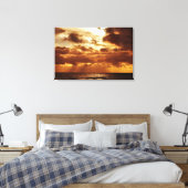 Brighton Sunset Canvas Afdruk (Insitu (Slaapkamer))