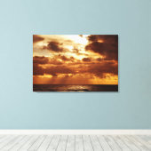 Brighton Sunset Canvas Afdruk (Insitu (Houten vloer))