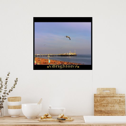 Brighton Uitzichten (UK) Poster (Keuken)
