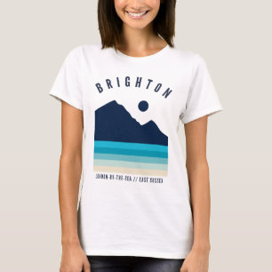 Brighton United Kingdom Retro  Beach T-shirt