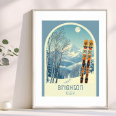 Brighton Utah ski resort vacation Poster