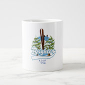 Brighton Utah to ski logo Grote Koffiekop (Voorkant)