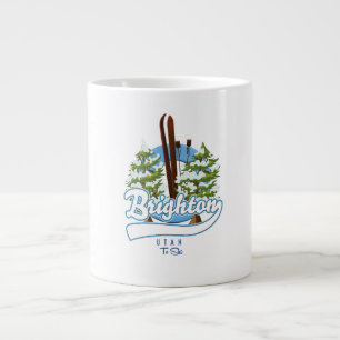 Brighton Utah to ski logo Grote Koffiekop