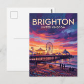 Brighton Verenigd Koninkrijk Briefkaart (Voorkant / Achterkant)