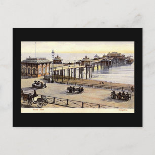 Brighton, West Pier, Old Briefkaart