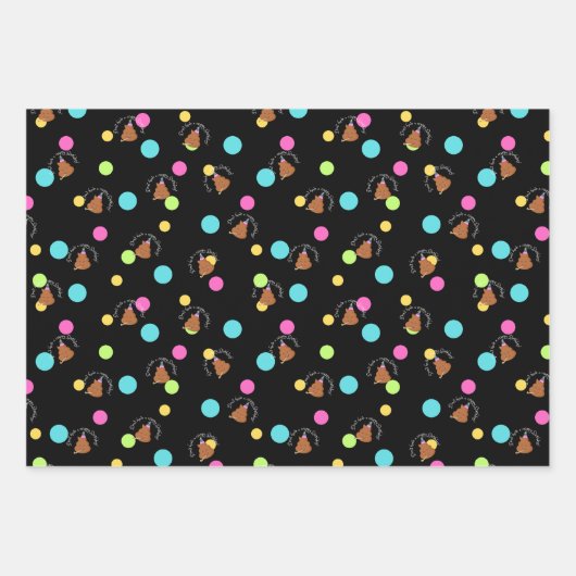 Brights Mix wikkelpapier set Inpakpapier Vel (Voorkant 3)