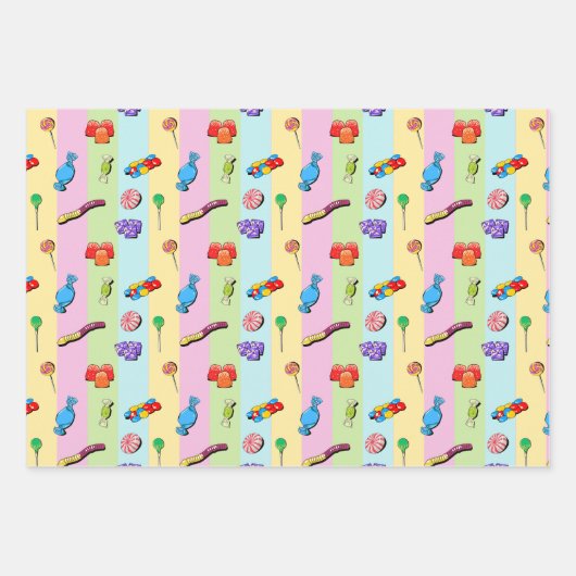 Brights Mix wikkelpapier set Inpakpapier Vel (Voorkant 2)