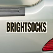 BRIGHTSOCKS BUMPERSTICKER (Op auto)