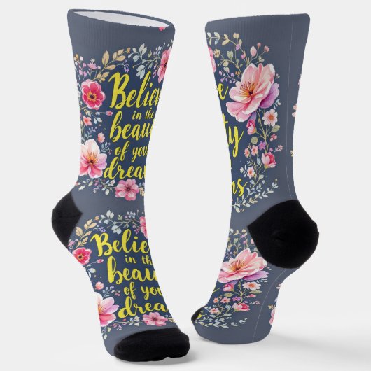 BrightSocks RANDOPIX Believe In Your Dreams 039490 Sokken (Gebogen)