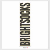 BRIGHTSOCKS STICKER (Vel)