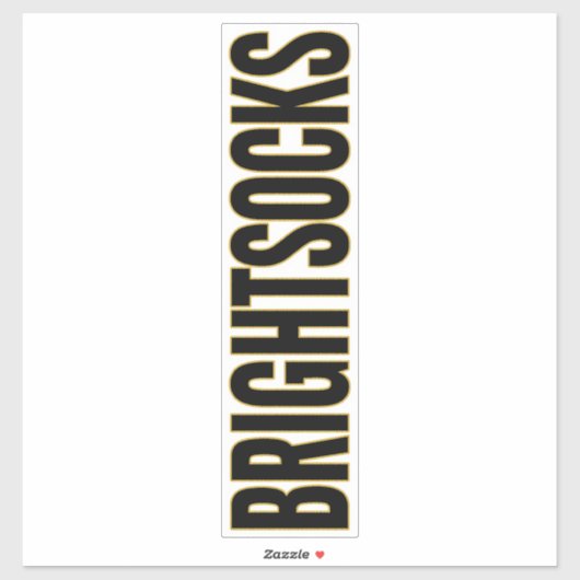 BRIGHTSOCKS STICKER (Vel)