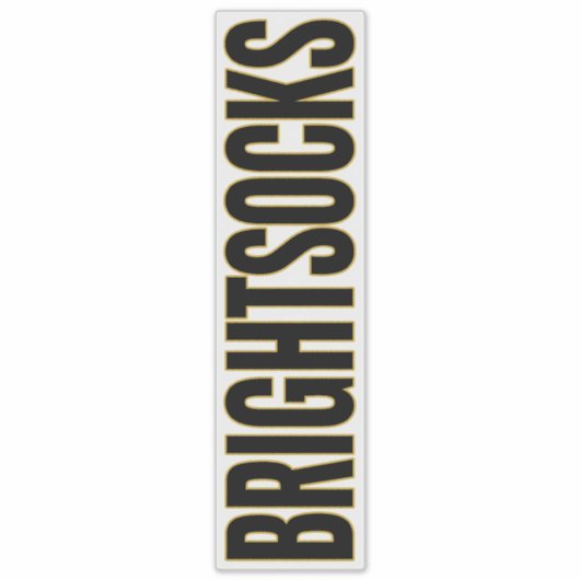 BRIGHTSOCKS STICKER (Voorkant)