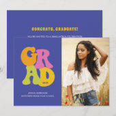 BrightStor 2022 Photo Graduation Party Kaart (Voorkant / Achterkant)