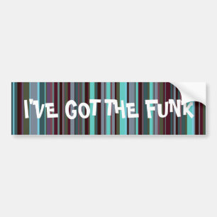 BrightStor 60s Retro Stripes Bumpersticker