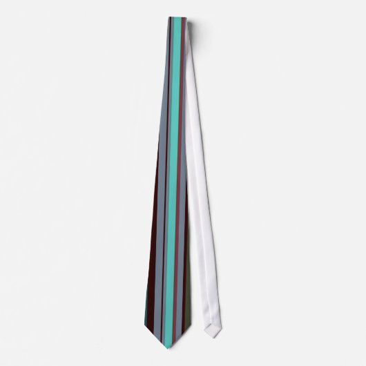 BrightStor 60s Retro Stripes Stropdas (Voorkant)