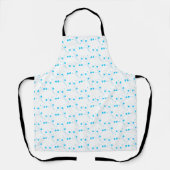 BrightStor Blue Flowers, Small Floral Print Schort (Voorkant)