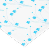 BrightStor Blue Flowers, Small Floral Print Tafelkleed (Gekanteld)