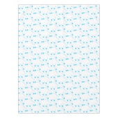 BrightStor Blue Flowers, Small Floral Print Tafelkleed (Voorkant)