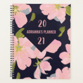 BrightStor Floral Pattern Yarly Planner (Voorkant)