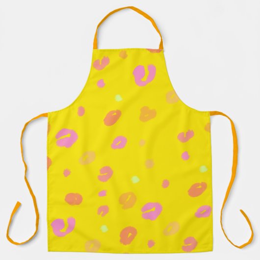 BrightStor Leopard-afdrukken Schort (Voorkant)