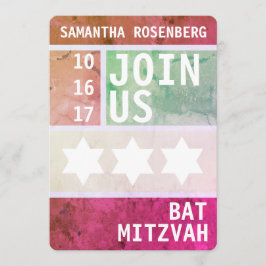 BrightStor Star van David Bat Mitzvah Kaart