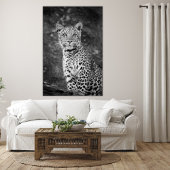 BrightStor Young Leopard Canvas Afdruk