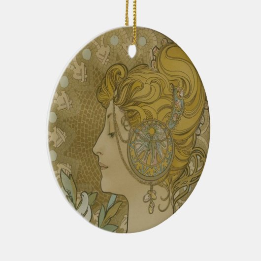  Brigid Celtic Fire Goddess Keramisch Ornament (Rechts)