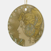 Brigid Celtic Fire Goddess Keramisch Ornament (Links)