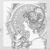 Brigid Celtic Wicca Colour Page Paper (Voorkant / Achterkant)