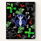 Brigid Goddess - Black Journal Notitieboek (Achterkant)
