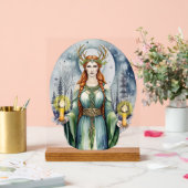 Brigid Imbolc Candlemas Forest Celtic Wiccan Acryl Bord (Huwelijk)
