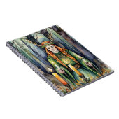 Brigid Imbolc Kaarslicht Bos Celtic Wiccan Notitieboek (Rechterzijde)